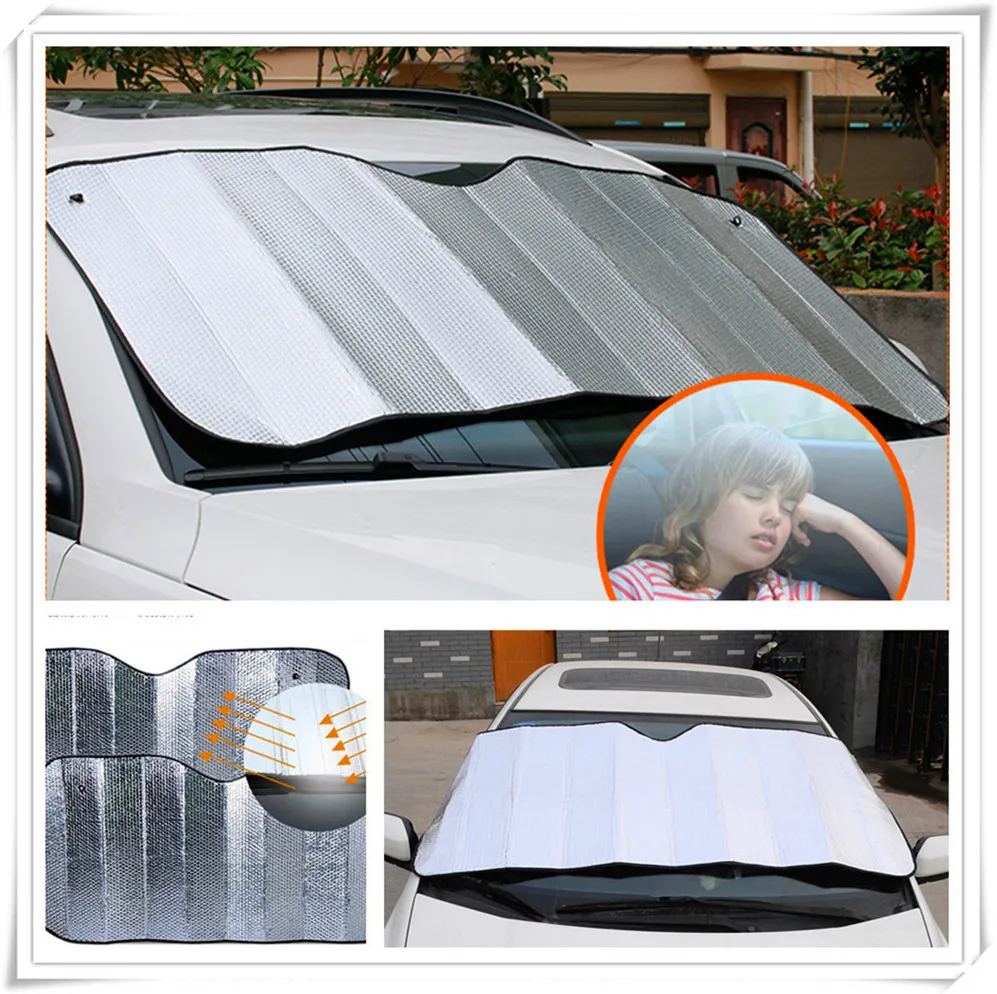 Car Window Sun Shade Curtain Windshield Foam Screen Sunshade Cover Auto