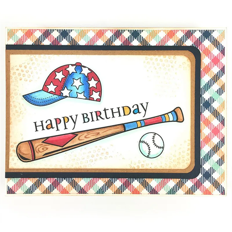 

Eastshape Sports Stamps and Dies Golf Metal Cutting Dies Scrapbooking New 2019 Hat Stamp and Die Sets Craft Die Cuts Cards
