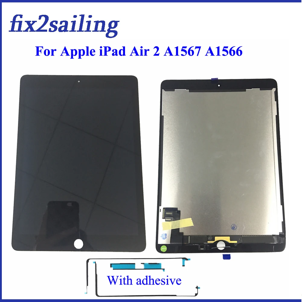 9.7" Lcds For Apple Ipad Air 2 ipad 6 A1567 A1566 Lcd Display With