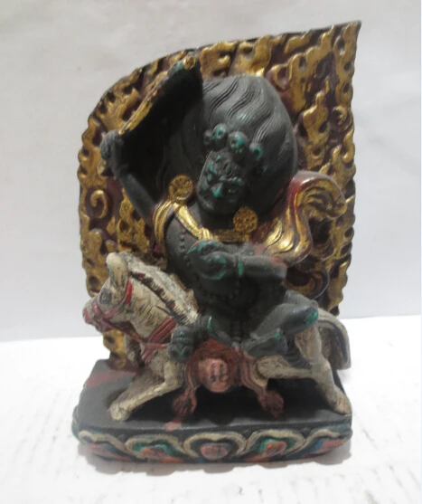 

Antique Imitation Art & Collectible 100% Tibetan Traditional Hand-carved Buddha Statue From Old Tibet ,free Shipping 06