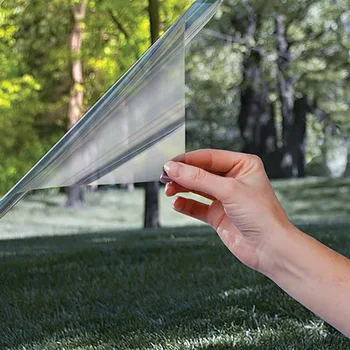 

3m One Way Perspective Solar Mirrored Film Heat Control Privacy Window Film Glass Sticker Tint Anti-UV Home Office Bedroom Decor