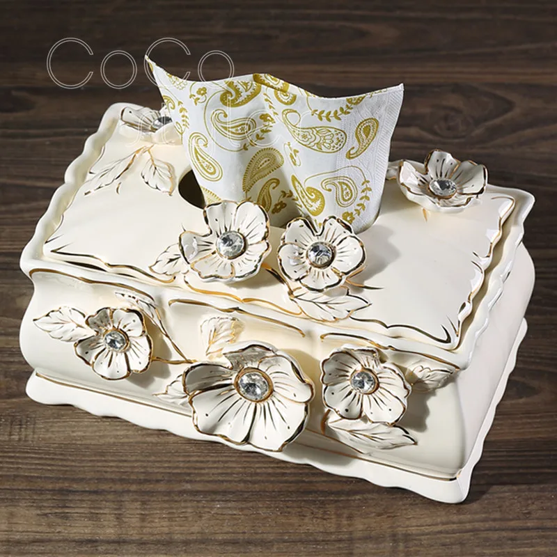 

Cocostyles InsFashion creative handmade tissue boxes for modern home decor