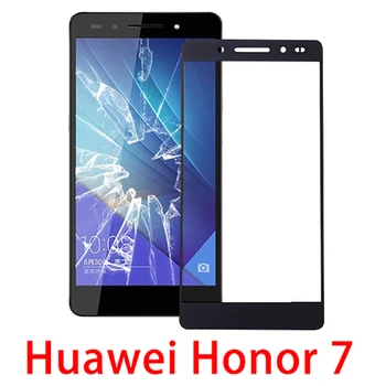 

5.45 " 10 PCS Huawei Honor 7 Front Screen Outer Glass Lens(Black)