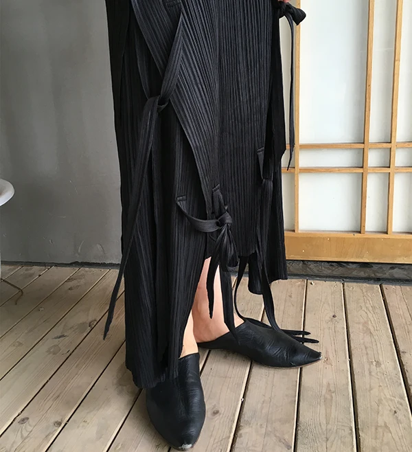 Miyake несимметричный дизайн оригинальной дизайнерской юбки и юбки frenuum