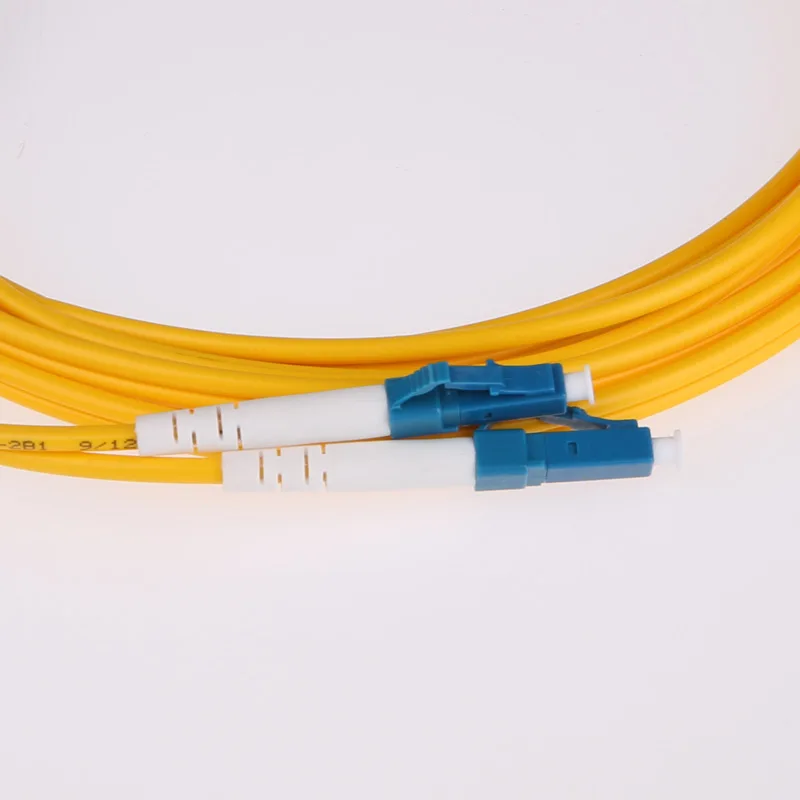 Оптоволоконный патч корд один режим SM 2 core Дуплексный LC к PC UPC 9/125um ftth 3 5 10 15 20 m