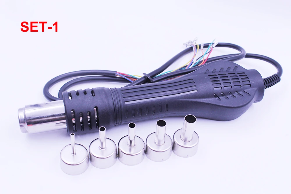 

Heat Gun Hot Air Desoldering Gun Solder Handle FOR 858 8586 858D+ 878 Rework Soldering Station BGA Repair Nozzle Handle Bracket