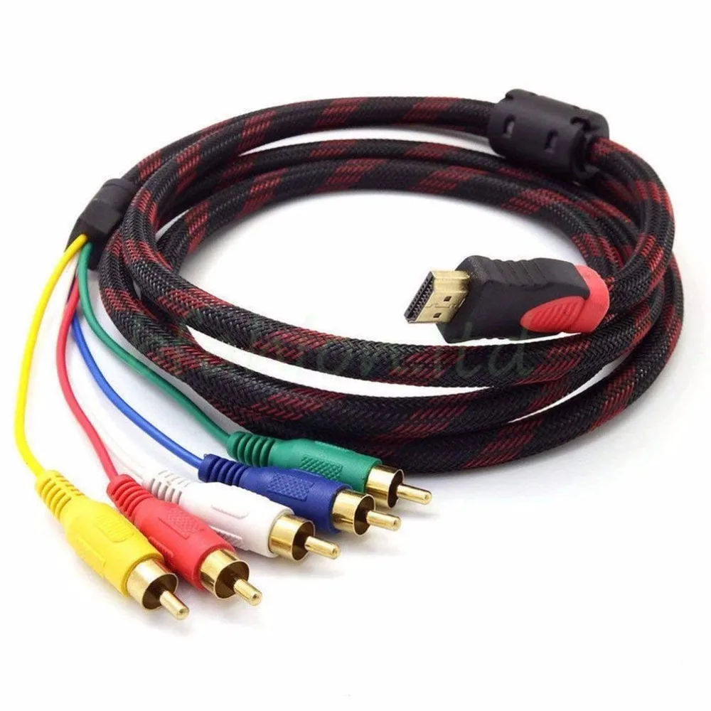 Wantek 5ft 1 5m 24k Hdmi To Rca Cable Not With Work Xbox 360 Ps3 Pc Samsung 55 Smart Tv Hdmi Cables Aliexpress