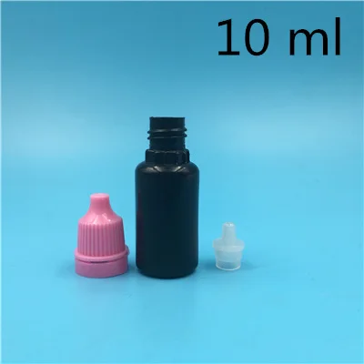 100 шт,, 10 мл, черные пластиковые пустые бутылочки, стиль, эссенция, парфум, жидкость, пустые, Cosnetic контейнеры - Цвет: 10 ml pink lid