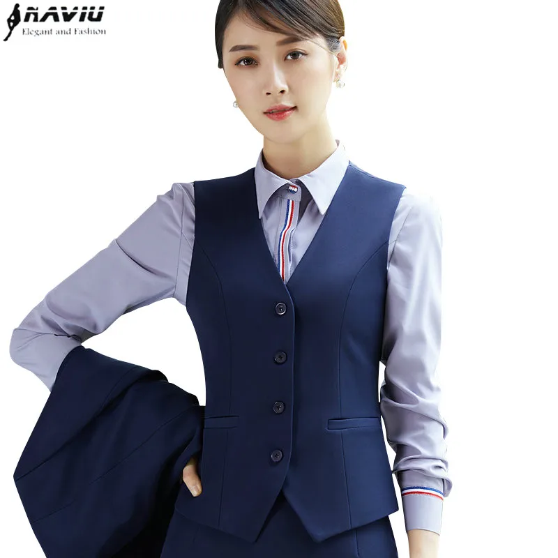 Модные деловые женские топы, рабочая одежда, Униформа, тонкий v-образный вырез, формальный офисный женский жилет, летняя одежда