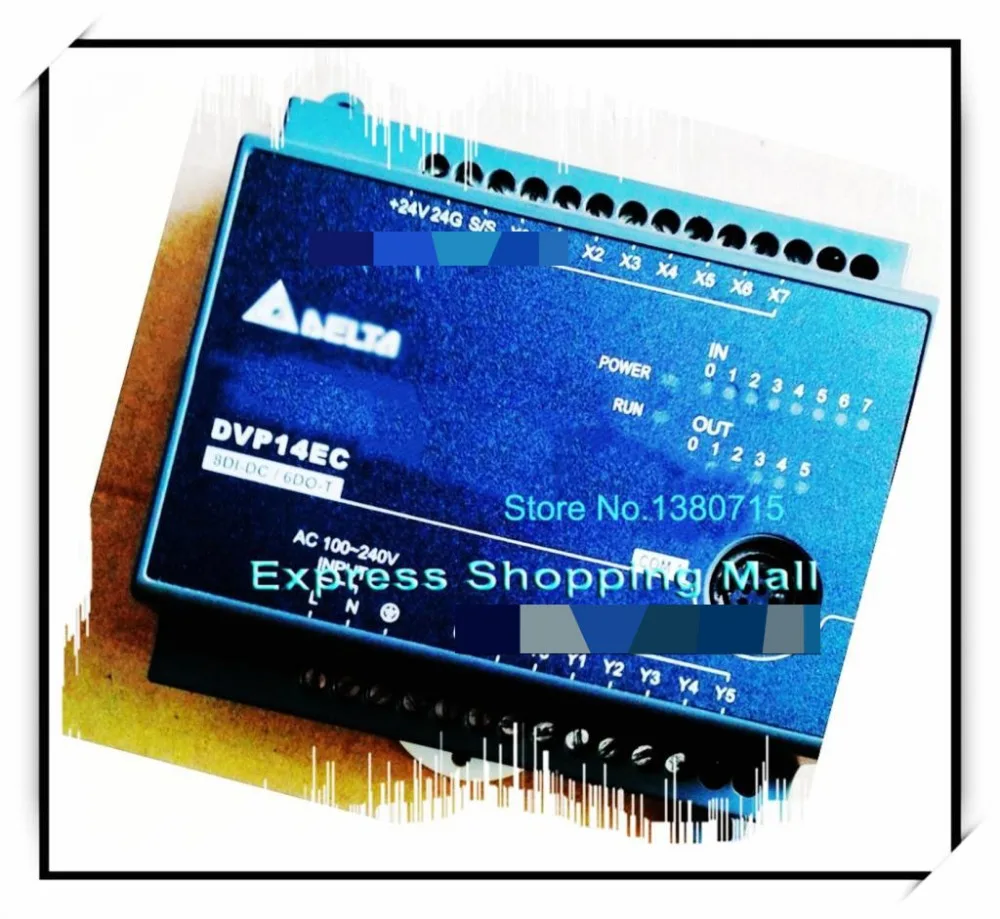 New Original DVP14EC00T3 Delta PLC EC3 series 100-240VAC 8DI 6DO Transistor output dvp40ec00t3 delta plc ec3 series 100 240vac 24di 24do new original transistor output