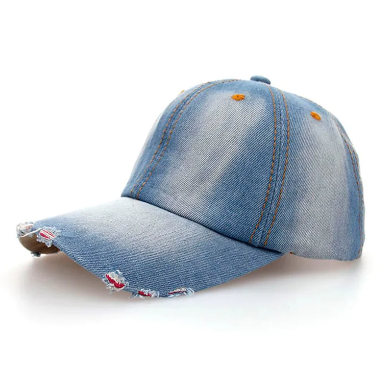 Feitong 2017 Fashion Caps Women Men Adult Denim Baseball Caps Fashion