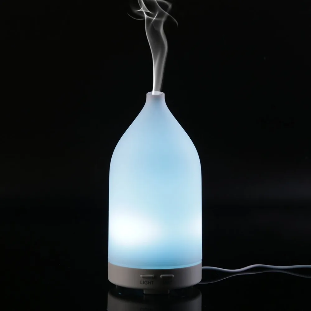 

US PLUG Nebulizer New Color-Changing LED Aroma Aromatherapy Diffuser Humidifier Air Atomizer family health care keep healthy