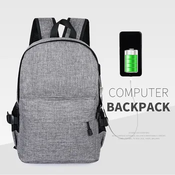 

Men Business Laptop Backpack Casual Office Computer Backpack College Student Outdoor Travel Backpack With USB Port Mochila