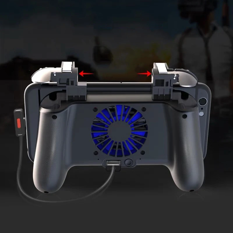  Mobile Game Controller PUBG Gamepad Trigger Aim Button L1R1 Shooter Joystick For IPhone Gaming Pad 