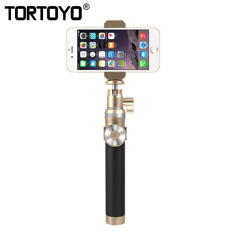 

TORTOYO High Quality Wireless Bluetooth Phone Selfie Stick Remote Control+Tripod Photograph Monopad+Fisheye Lens for Smart Phone
