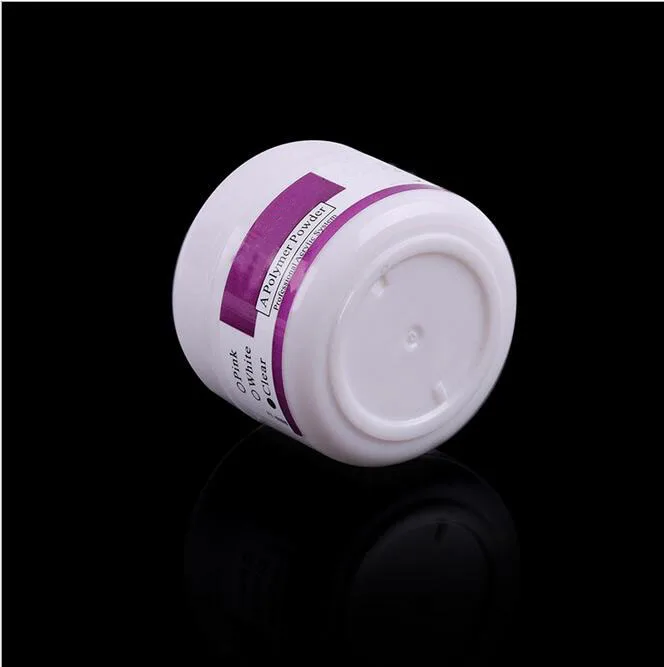 15g clear pink white 3 colors acrylic powder crystal nail manicure tips nail art 3D decoration builder polymer nail powder acrylic nail powder