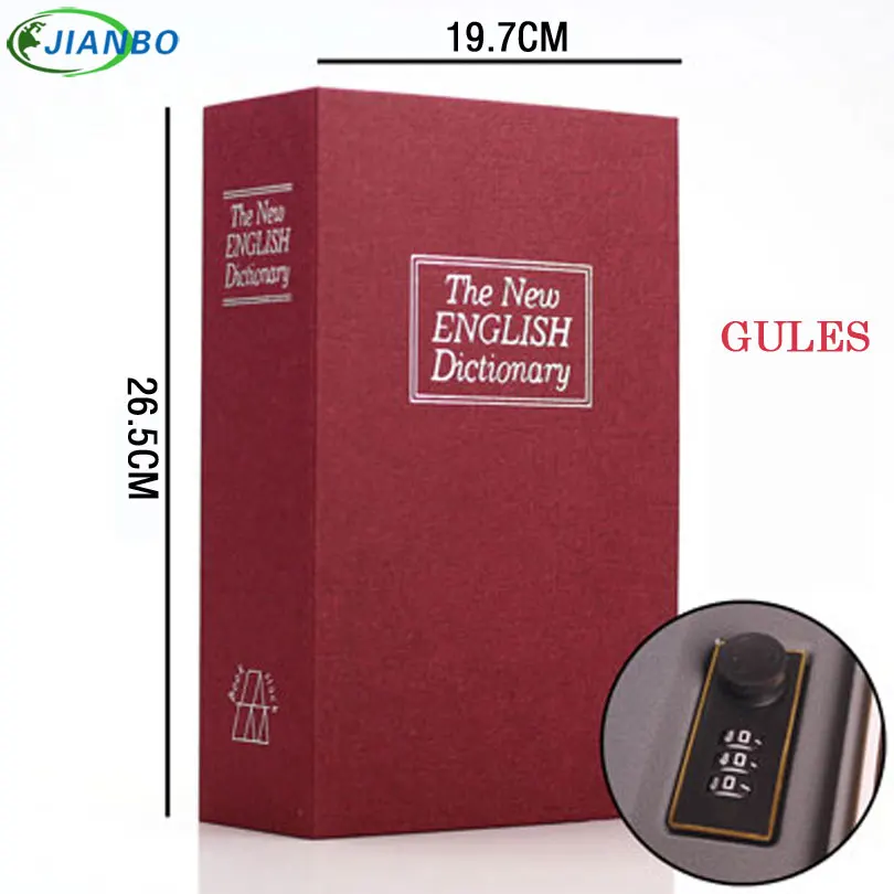 Dictionary Safe Box Popular Secret Book Money Hidden Secret Security Safe Lock Cash Money Coin Storage Jewellery Password Locker Dictionary Safe Box Popular Secret Book Money Hidden Secret Security Safe Lock Cash Money Coin Storage Jewellery Password Locker