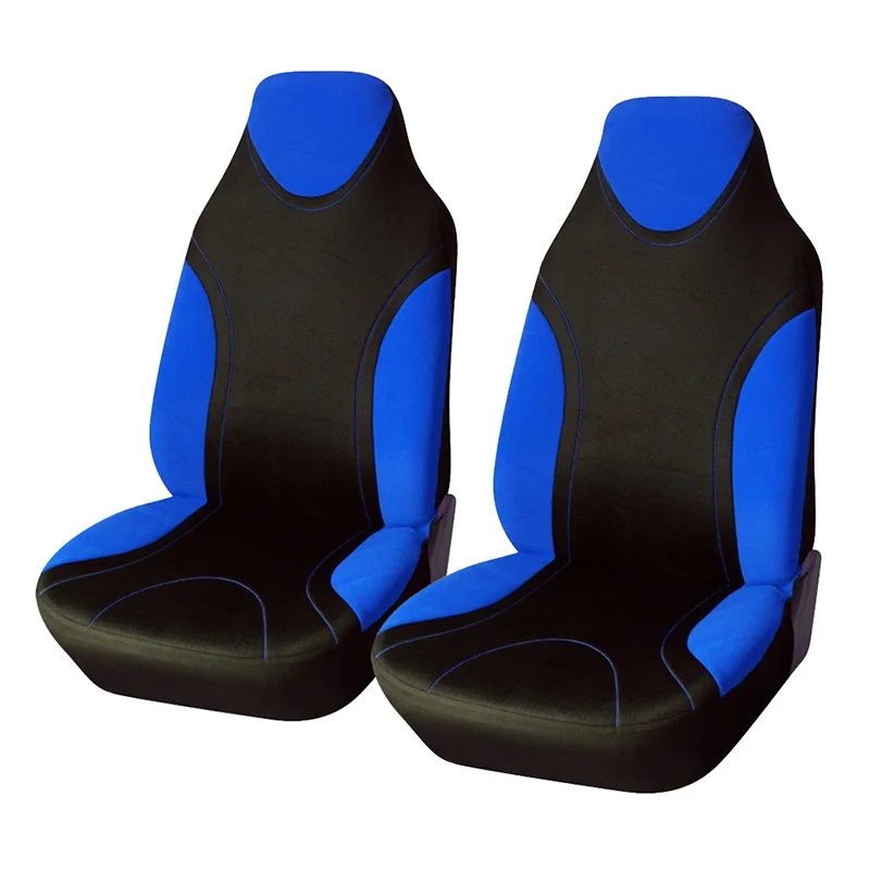 AUTOYOUTH спортивные Стиль высокая спинка ведро чехол для сиденья 2 шт. подходит для большинства Авто внутренние аксессуары, сиденье Чехлы, 5 цветов - Название цвета: Click Blue Cover
