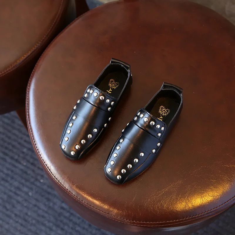 boys gold dress shoes