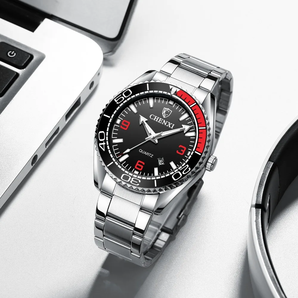 CHENXI Watches Top Brand Luxury Quartz Watches Men's Analog Military Sports Wristwatches Waterproof Man Clock relogio masculino
