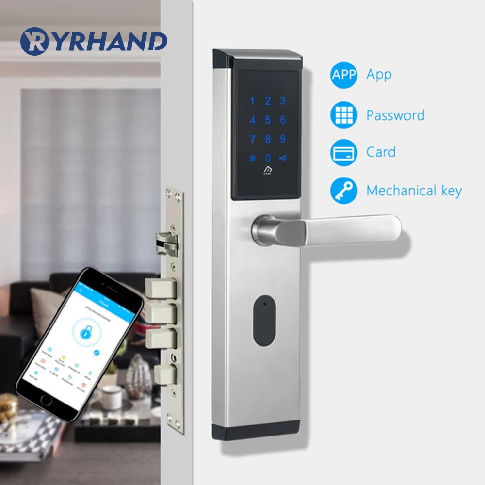Цифровой электронный смарт замок для двери с Wi Fi приложение TTlock интеллектуальный