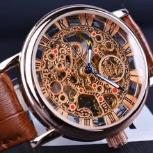 Orkina Royal Carving Hollow Skeleton Design Wristwatch Men Watch Top Brand Luxury Mechanical Watch Montre Homme Erkek Kol Saati