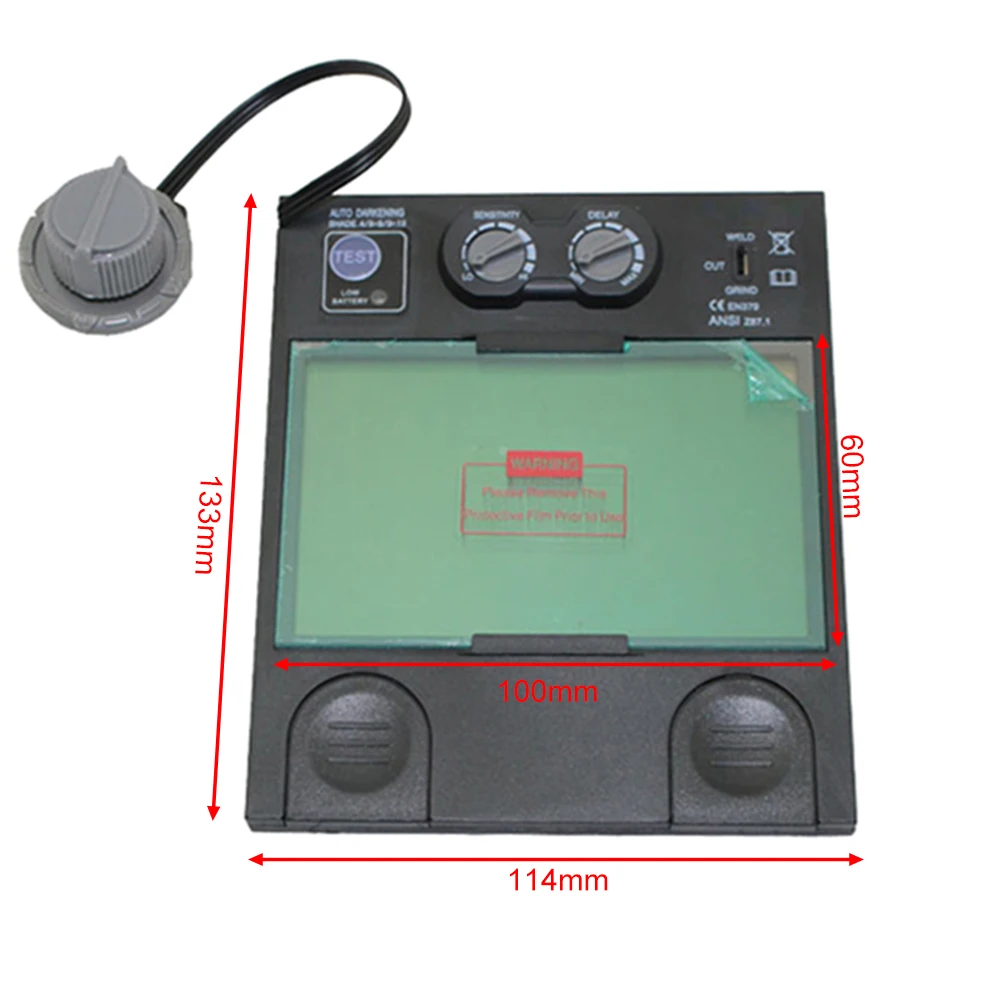 Солнечная энергия сварочный шлем объектив внешний контроль Автоматическое затемнение/затенение сварочный шлем/сварочные очки/сварочные маски фильтр/объектив