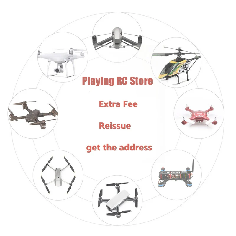 

Playing RC Store Special Shipping Link for TELLO EDU / for OSMO ACTION / for YUNEEC Mantis Q / for Insta360 ONE X RC Drone Parts