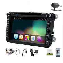 Free Camera Include VW Radio Car DVD Player GPS Android CD Navigation WiFi USB Map 3G Bluetooth TV In dash 2Din Universal