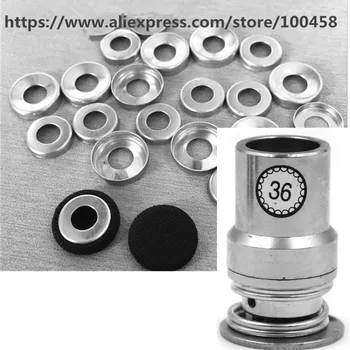 

36L 100set Fabric Cloth Self Covered Button Component with hole Back Suit Leggings Sewing Button +Handmade Tools Die Mold
