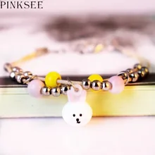 PINKSEE керамический браслет с подвеской ручной работы из бисера