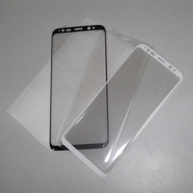 imágenes para Vidrio templado curvado de la cubierta completa para samsung galaxy s8 s8 más protectores de pantalla de cristal película 100 unids/lote imágenes para Vidrio templado curvado de la cubierta completa para samsung galaxy s8 s8 más protectores de pantalla de cristal película 100 unids/lote