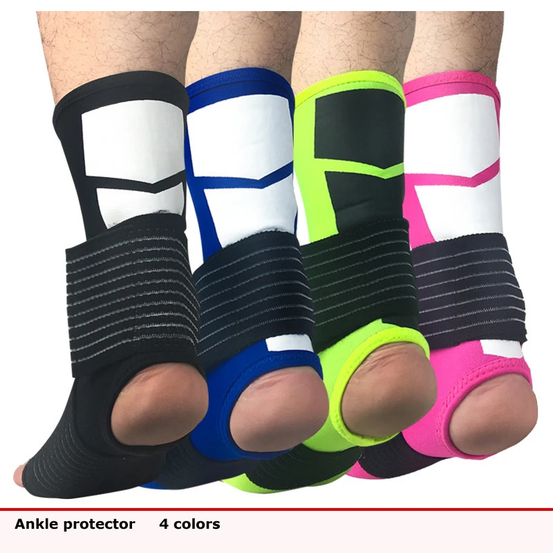 

1pc Adjustable Ankle Support Pad Protection Elastic Bandage Ankle Support Sport Brace Guard Sprains Injury Wrap Heel Pad