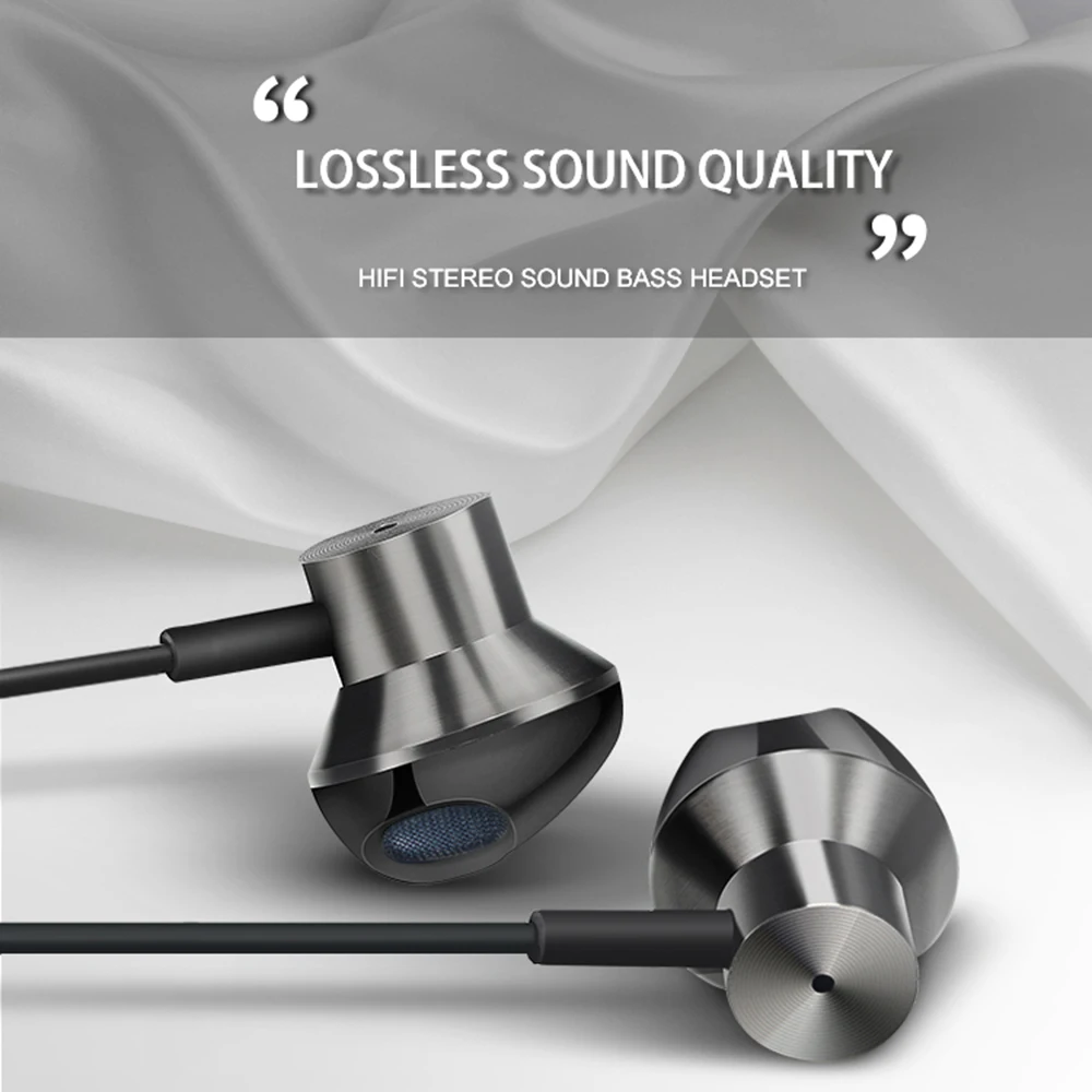 

3.5mm In-Ear Wired Headset USB TYPE-C Jack Wired Control Earphones With Microphone HD Stereo Earbuds For IPhone Xiaomi Computer