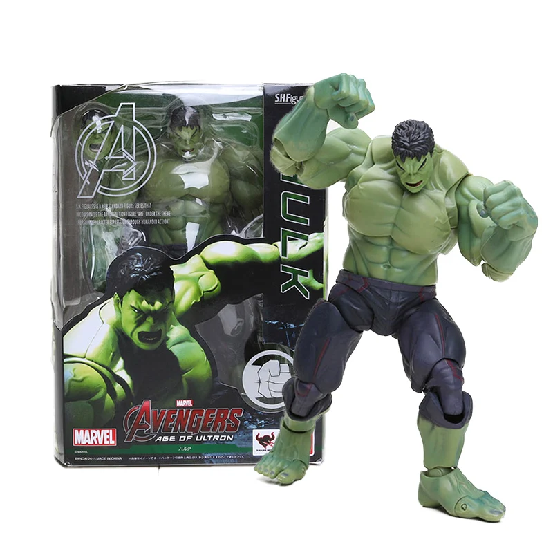 SHF Aveng   ers 3 S.H.Figuarts Hulk PVC Action Figure Suicide