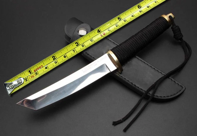 

Newest 8Cr18Mov Blade Tanto Blade Survival Fixed Knife Camping Knife Utility Outdoor Rescue Tools Multi EDC Knives