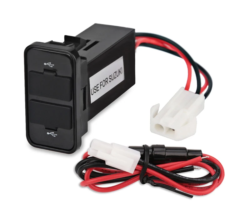 Urbanroad USB адаптер для Mitsubishi автомобильное зарядное устройство с двумя разъемами