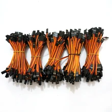 500 шт./лот JR Разъем Кале RC 100 мм JR мужчинами Servo удлинитель wire22awg servo кабель проводки