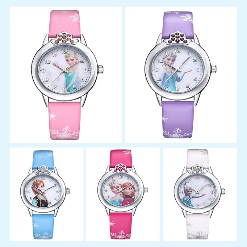 

2019 new Luxury children's Watches Kids Girl Clock Cartoon beautiful Princess Children Quartz Watch Women Christmas Gift relogio