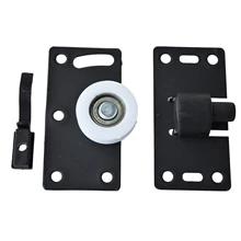 30mm de Diâmetro Da Roda De Nylon Branco Mobiliário Deslizando Conjunto de Rolos Porta