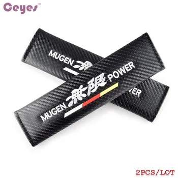 

Ceyes Excellent Car Accessories Car Styling Case For Honda Mugen Power Accord CRV Hrv Jazz Auto Seat Belt Cover Car-Styling 2pcs
