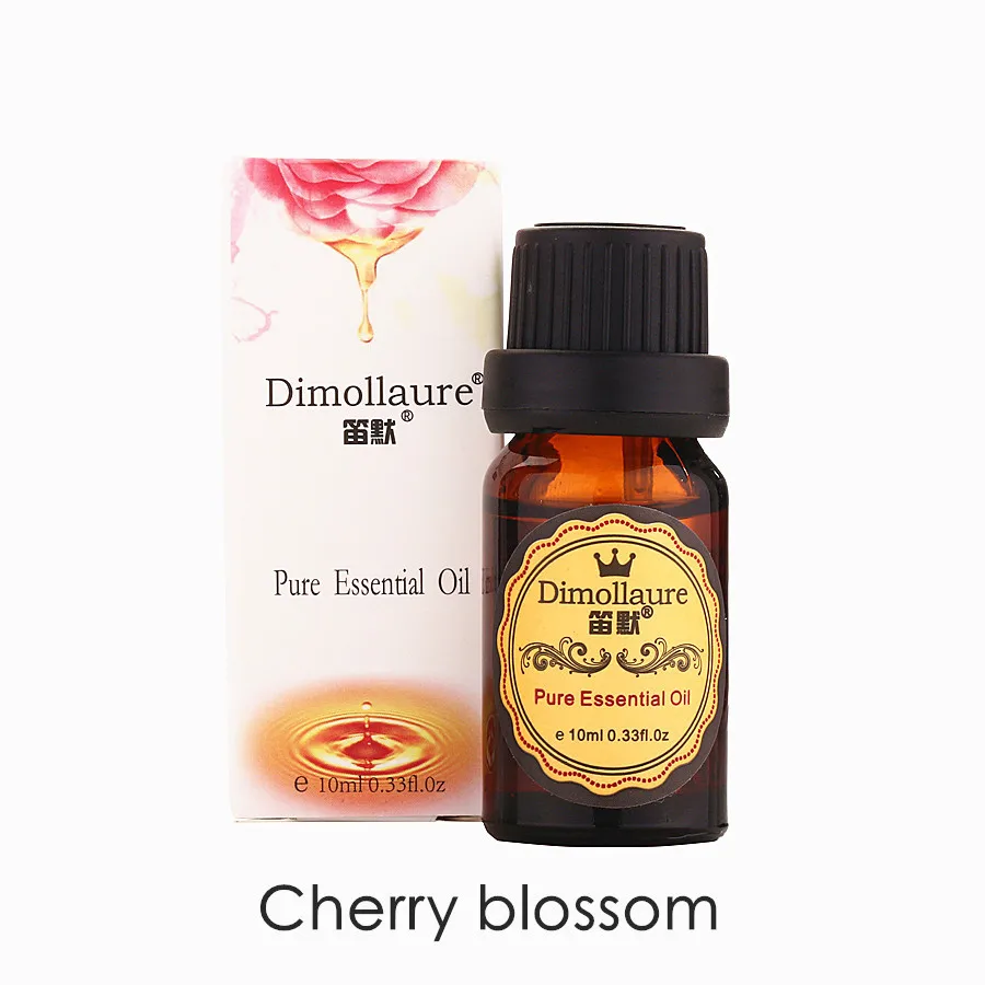 Dimollaure Cherry blossom essential oil clean air Relax spirit plant Essential oil diffuser Aromatherapy fragrance lamp oil