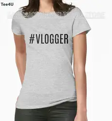 2018 Продажа Мода o-образным вырезом Blusa Tumblr хлопковая Футболка с принтом Для женщин короткие Новый стиль хэштегом видеоблогером рубашки для