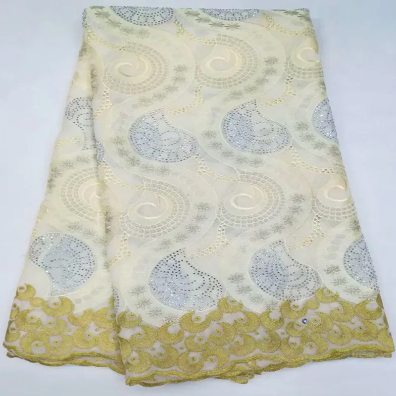 

Nigerian Lace fabrics 2019 African Swiss Voile Lace High Quality Swiss Voile Lace in Switzerland For Wedding Party QG718