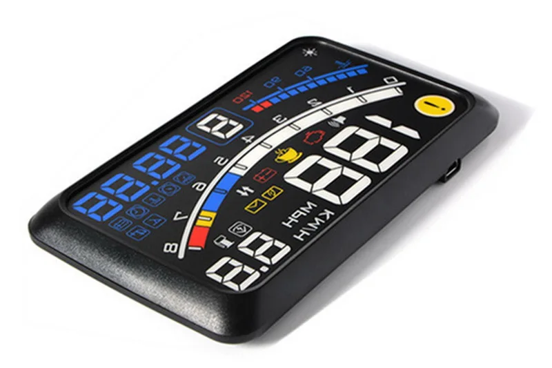 F4 HUD Дисплей 5 дюймов интеллектуальное потребление данных Диагностика OBD2 и EUOBD