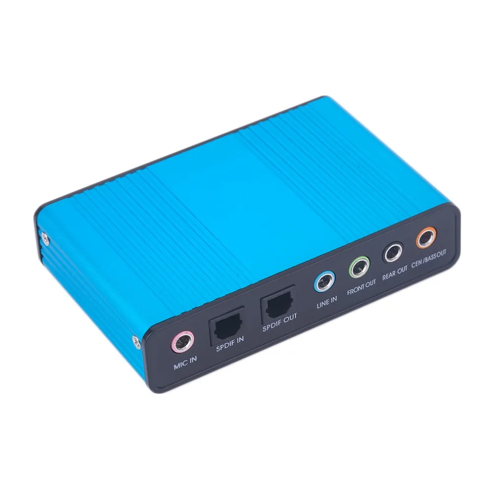Новый профессиональный внешний USB звуковая карта канала 5,1 оптический аудио адаптер для PC ноутбук оптовая продажа