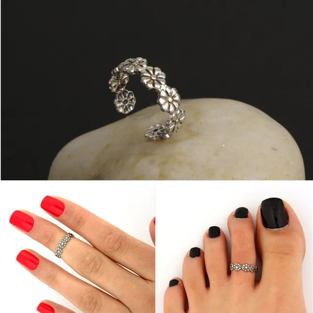 LNRRABC Party Women Fashion Jewelry Elegant Trendy*Toe Ting Finger Ring Silvery LNRRABC Party Women Fashion Jewelry Elegant Trendy*Toe Ting Finger Ring Silvery
