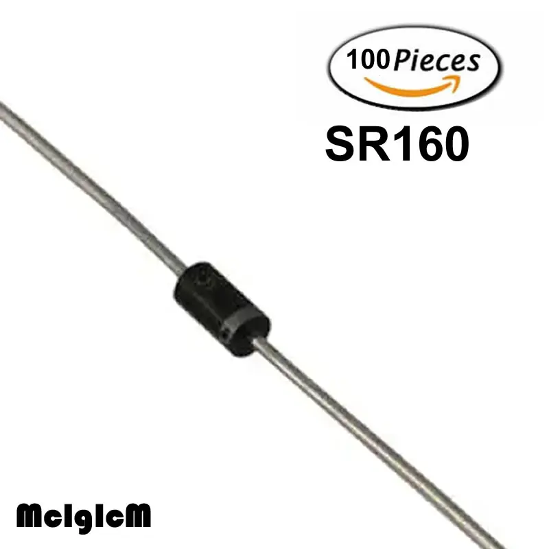 MCIGICM 100 шт DO 41 1A 60V диод Шоттки SR160|schottky diode|schottky diode 1a1a |