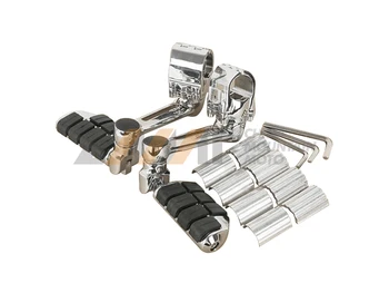 

Front Pegs FootPegs Footrest Adjustable case for Honda Goldwing GL1800 22mm 30mm 35mm