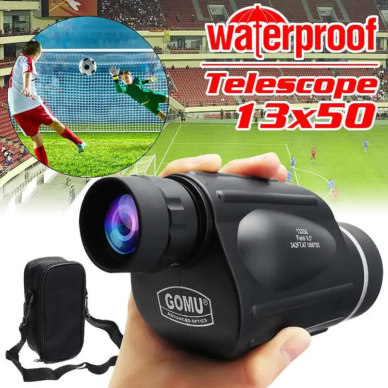 

13x50 1000m Range Finder Monocular Waterproof Rangefinder Single Tube Monocular Golf Spotting Telescope Camping Hiking